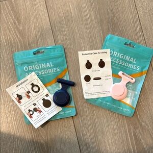 Blue and Pink Airtag Cases